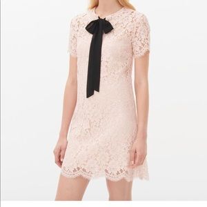 Sandro Paris Reason lace dress pink